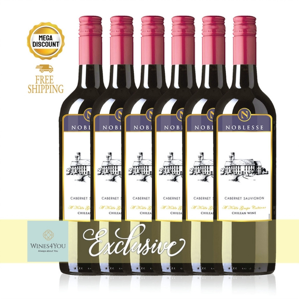 Noblesse Cabernet Sauvignon Chile Red Wine 6btls Ctn Promo!